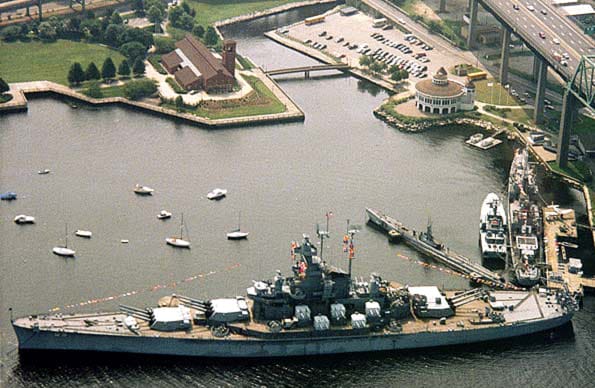 Battleship Cove in Fall River, Massachusetts